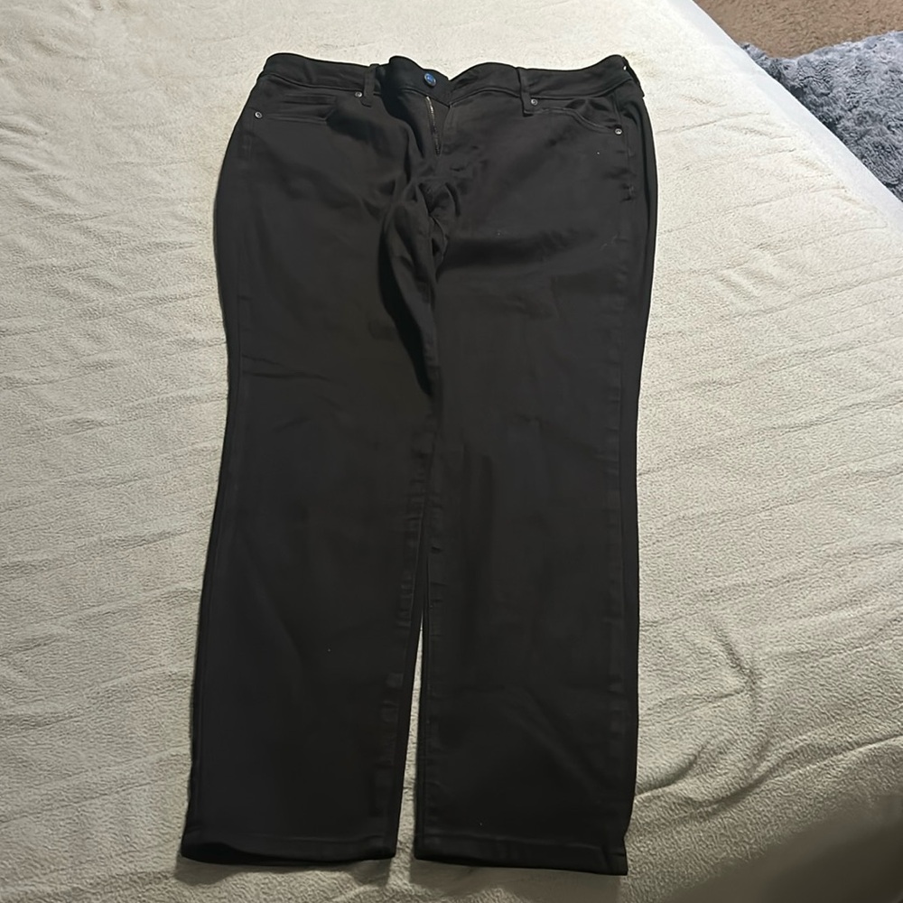 Plus size, black, skinny,stretchy jeans